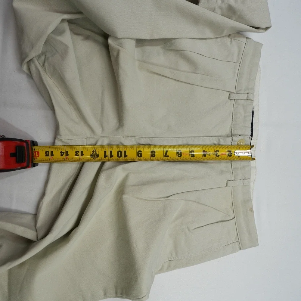 Polo Ralph Lauren Classic fit pants chino‎ golf 33x34 khaki vintage Made in USA